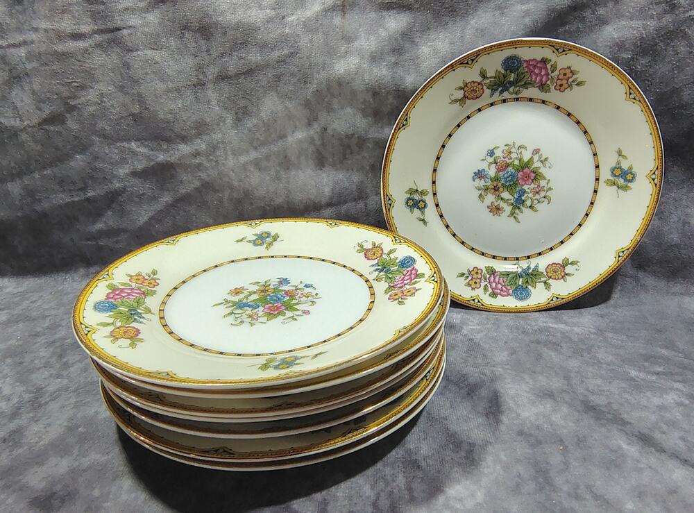 8 Vintage Noritake Elysian Cake Plates